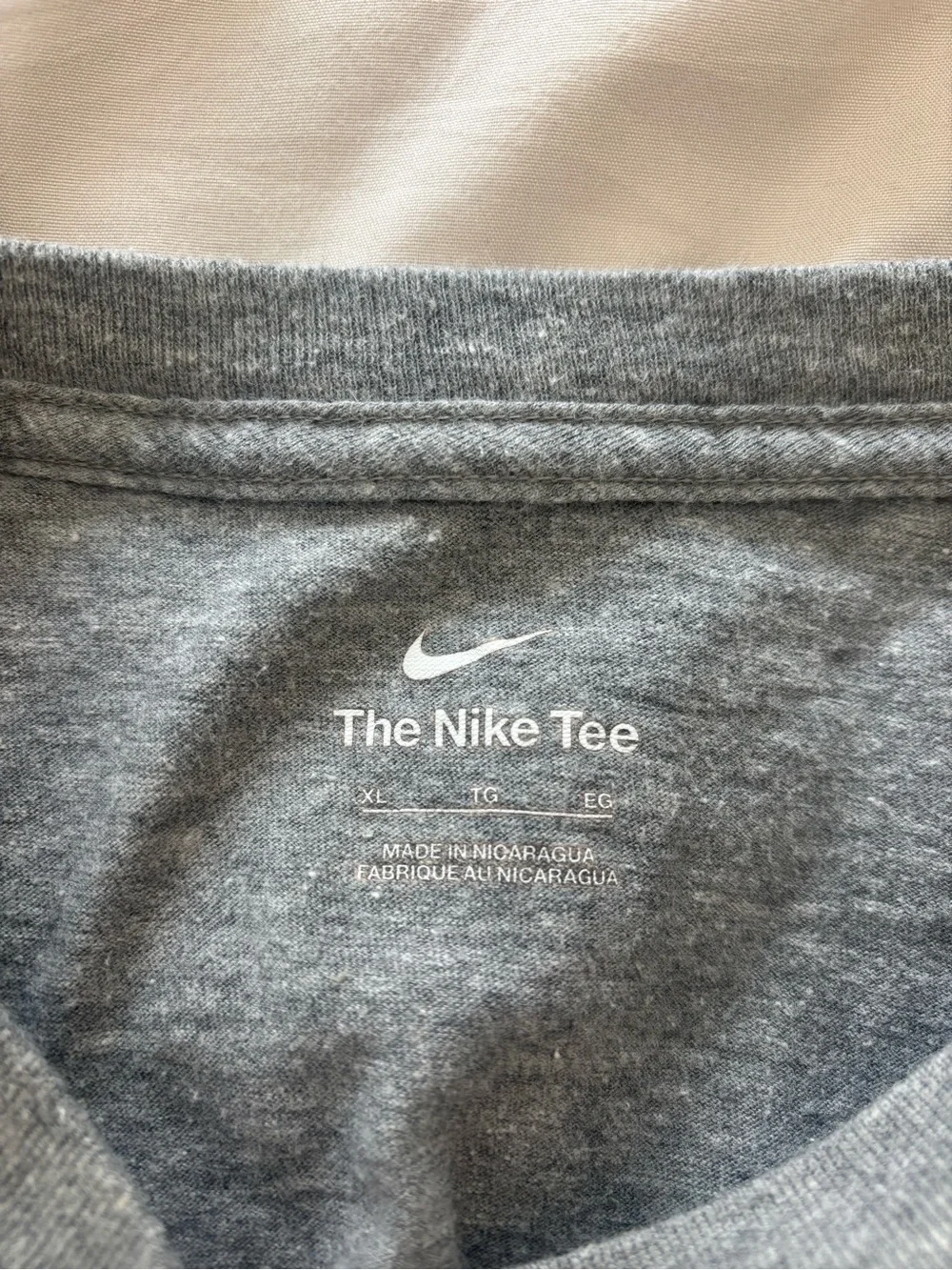 Nike Gray Virginia Tech Hokies Short-Sleeve Tee with Orange Logo